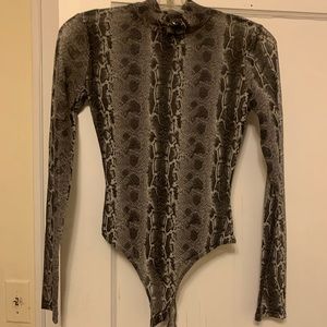 Mesh snake body suit